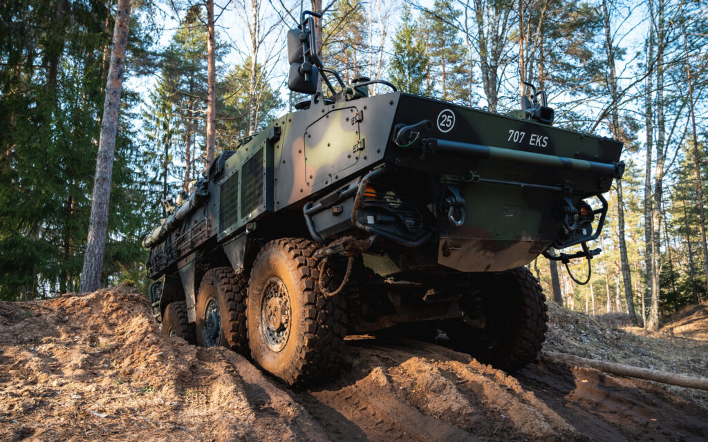 New armoured vehicles acquired from Turkey for the Estonian Defence Forces. Photo by Kermo Pastarus.