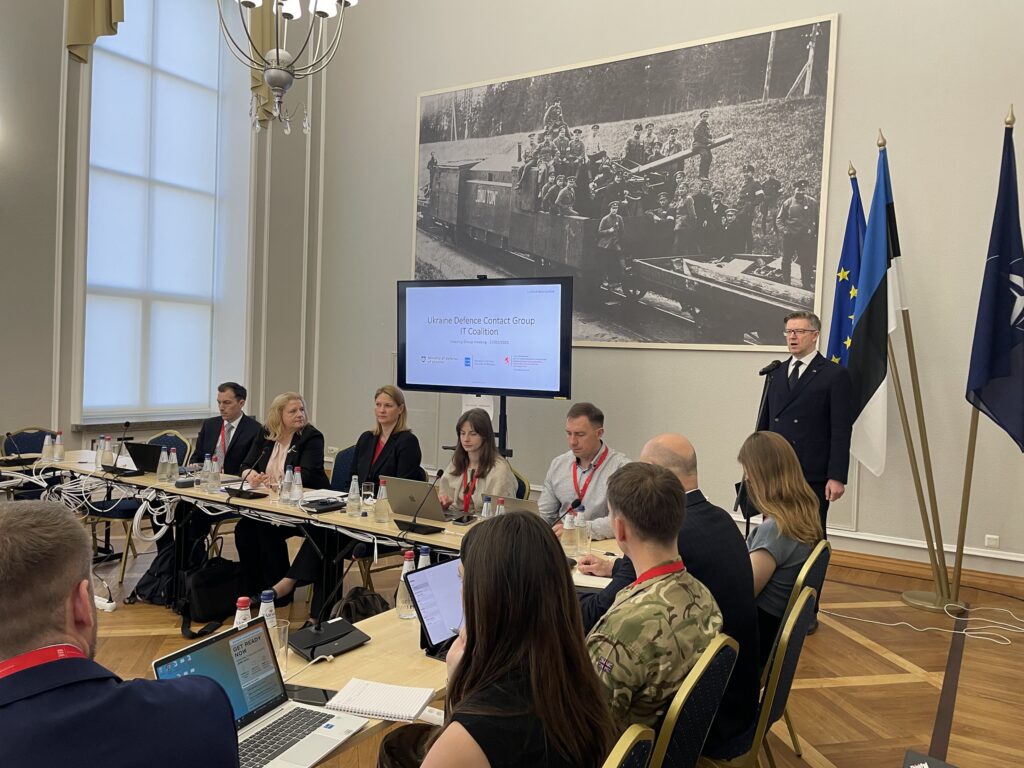 Meeting of the IT Coalition steering group in Tallinn on 27 May 2025. Photo by the Estonian defence ministry.