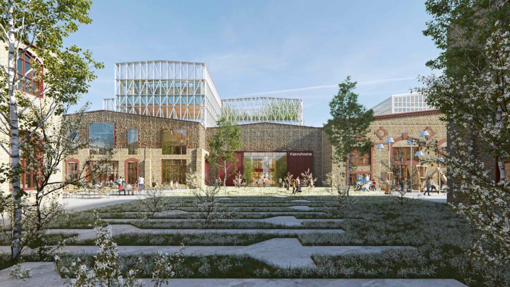 A rendering of Kasvuhoone. Image by Cobe.