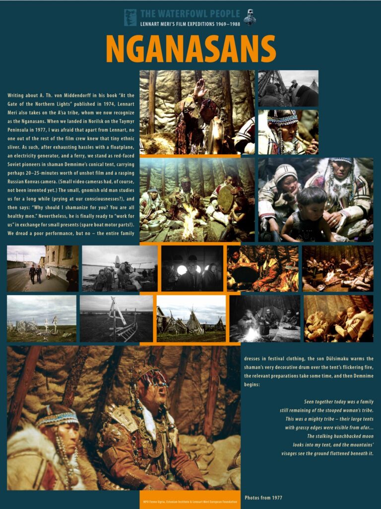 Titled "The Waterfowl People", the poster exhibition, organised by the Estonia-based Fenno-Ugria Foundation, unspools the remarkable origin stories behind Lennart Meri’s ethnographic film trilogy.