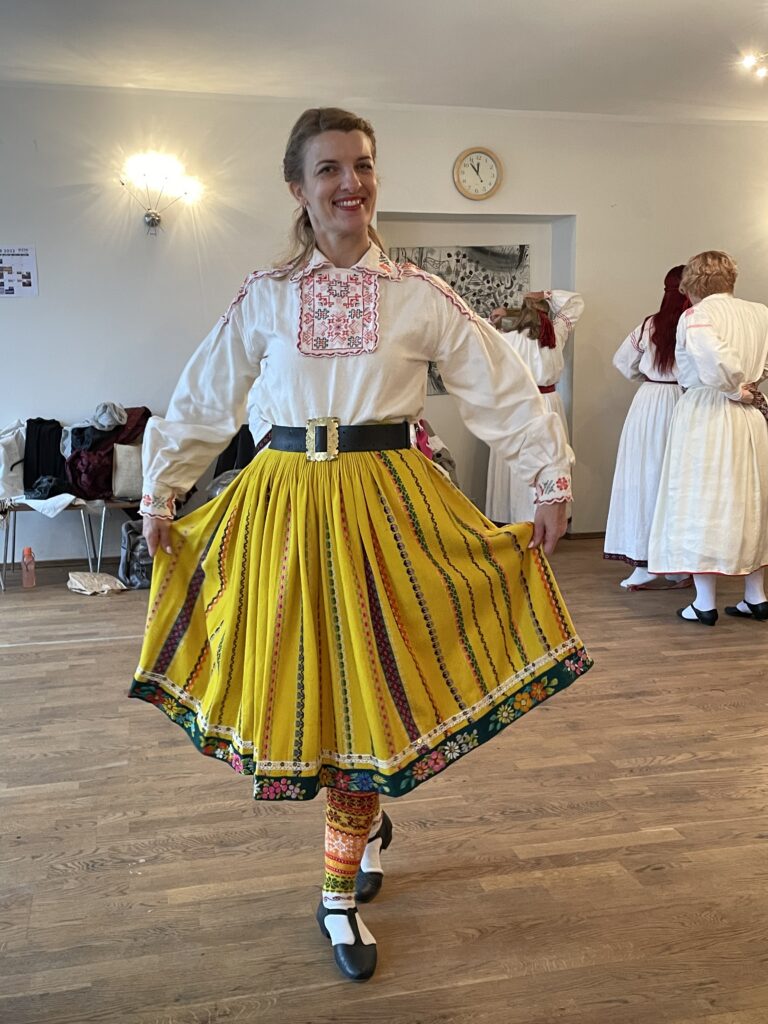 Kristina Andla has been involved in folk dancing for five years and is eagerly looking forward to the highlight of the summer – the 21st Dance Festival. Private collection.