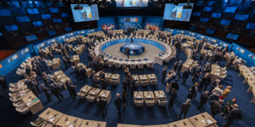 The 2025 NATO summit, held in The Hague, the Netherlands, from 24 to 25 June. Photo by the Estonian foreign ministry.