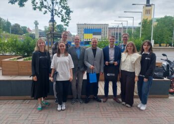 Ukrainian stakeholders recently visited Estonia to observe kood/Jõhvi’s entrance process. Photo by kood/Jõhvi.