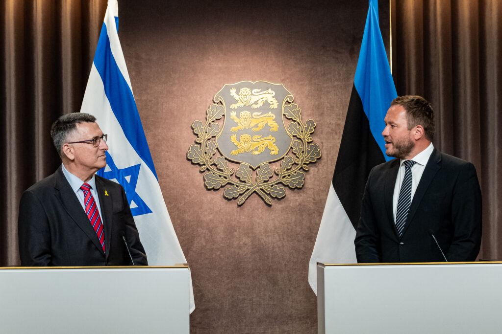 Israel has announced plans to open an embassy in Tallinn – a significant milestone in the relationship between the two democracies on Europe’s eastern edge and the Middle East. Photo by the Estonian foreign ministry.