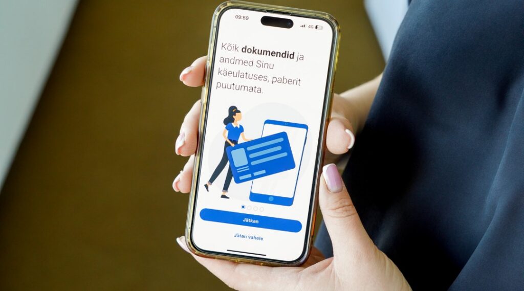 In its latest push to stay ahead as a global digital leader, Estonia has launched a state-backed mobile app that lets citizens access services, verify their identity and track their personal data – all from their smartphone. Photo: RIA