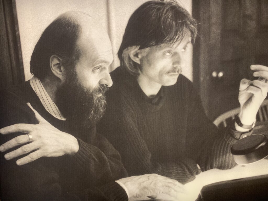 Arvo Pärt and Manfred Eicher. Photo by Arvo Pärt Centre