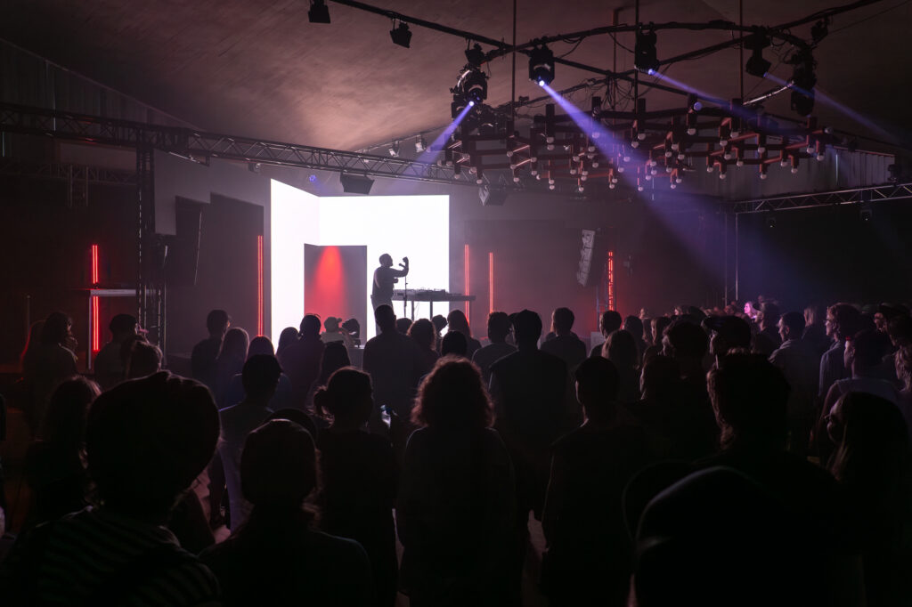 Nazar at KiKuMu's Konklaav stage. Photo by Andrea Forlani.
