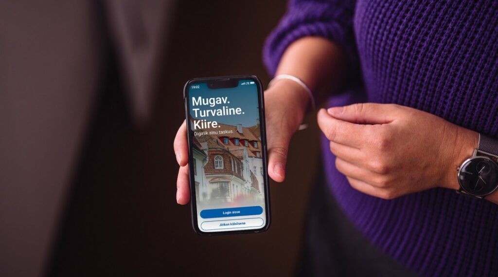 In its latest push to stay ahead as a global digital leader, Estonia has launched a state-backed mobile app that lets citizens access services, verify their identity and track their personal data – all from their smartphone. Photo: RIA