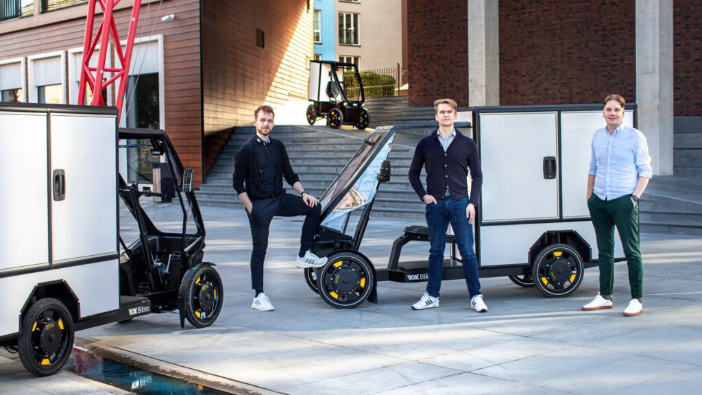 Vok Bikes' founders in Tallinn. Photo by Vok Bikes