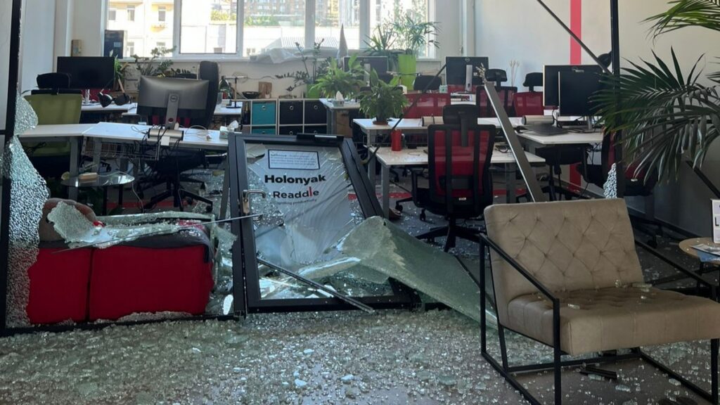A Russian missile barrage in Kyiv has damaged Lift99, the startup hub founded by Estonian entrepreneur Ragnar Sass. Photo by Ragnar Sass.
