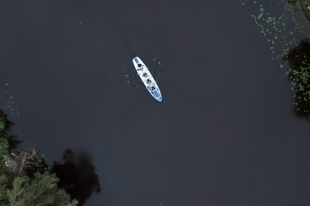 Team Rowtalia training for its Atlantic crossing. Photo by Kaarel Kree.