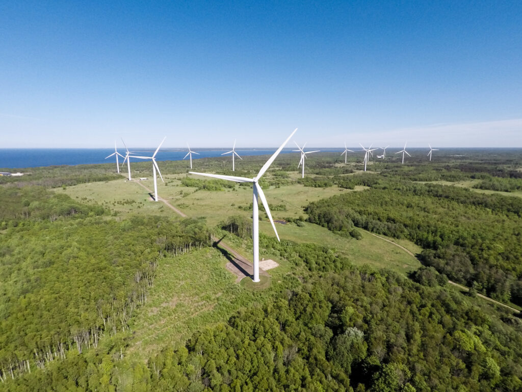 Wind turbines in Estonia. Photo by Eesti Energia.