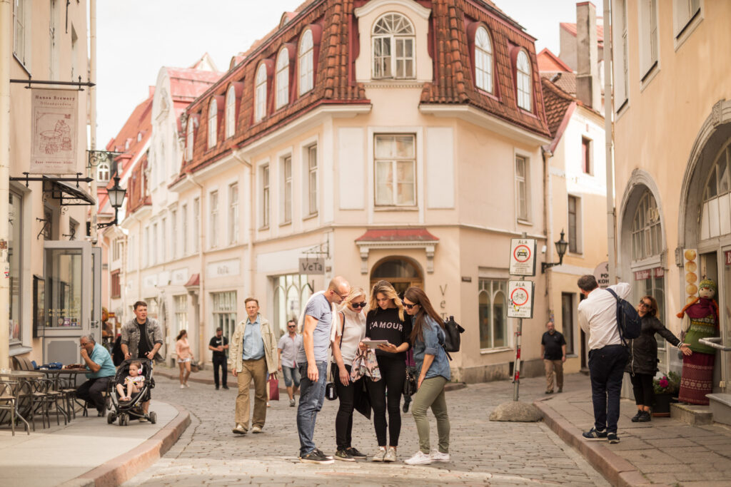 Sunlight spills over Tallinn’s Old Town, where every glance lingers a little longer. Photo by Renee Altrov.