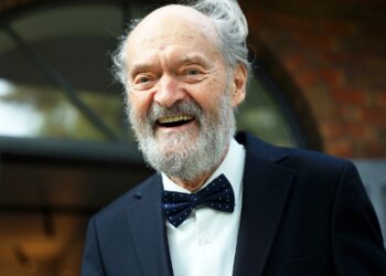 Arvo Pärt on his 90th birthday, 11 September 2025. Photo by Birgit Püve.