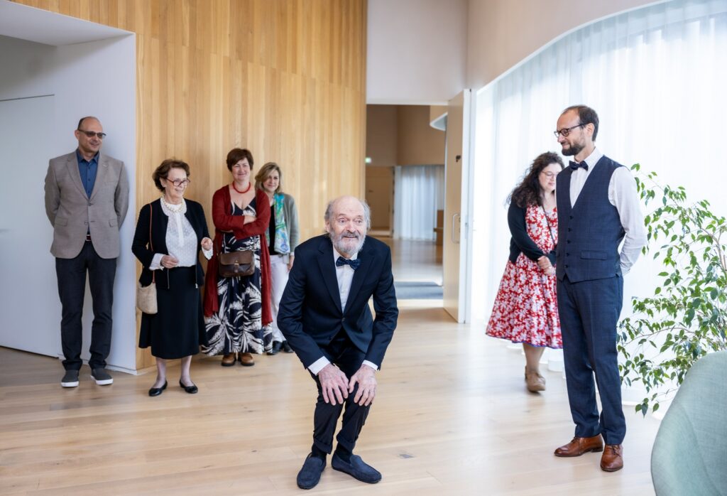 Arvo Pärt at the Arvo Pärt Centre, 11 September 2025. Photo by Birgit Püve.