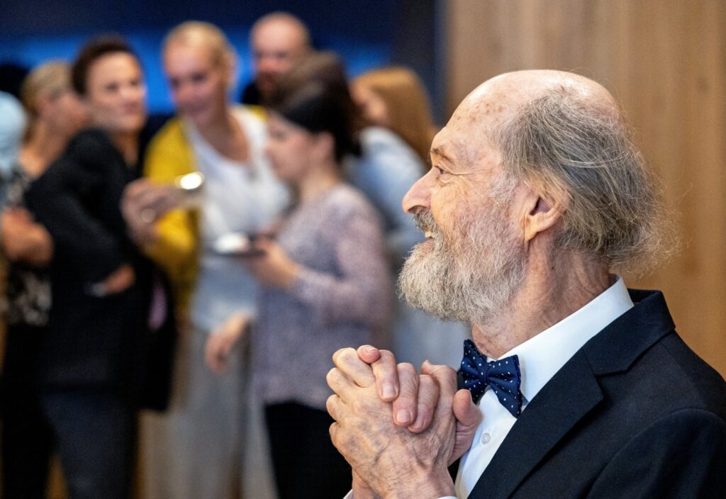 Arvo Pärt at the Arvo Pärt Centre, 11 September 2025. Photo by Birgit Püve.