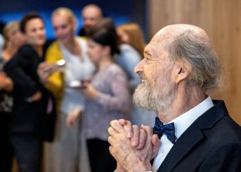 Arvo Pärt at the Arvo Pärt Centre, 11 September 2025. Photo by Birgit Püve.