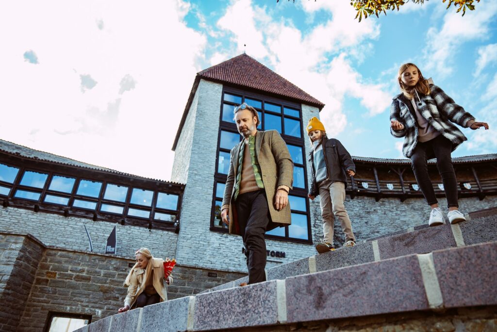 Walking in Tallinn's Old Town. Photo by Virgo Haan.