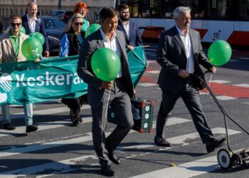 In the capital, Mihhail Kõlvart’s Centre Party once again finished first, taking 41.3 per cent of the vote and 37 of the council’s 79 seats – three short of an outright majority. Photo: the Centre Party.