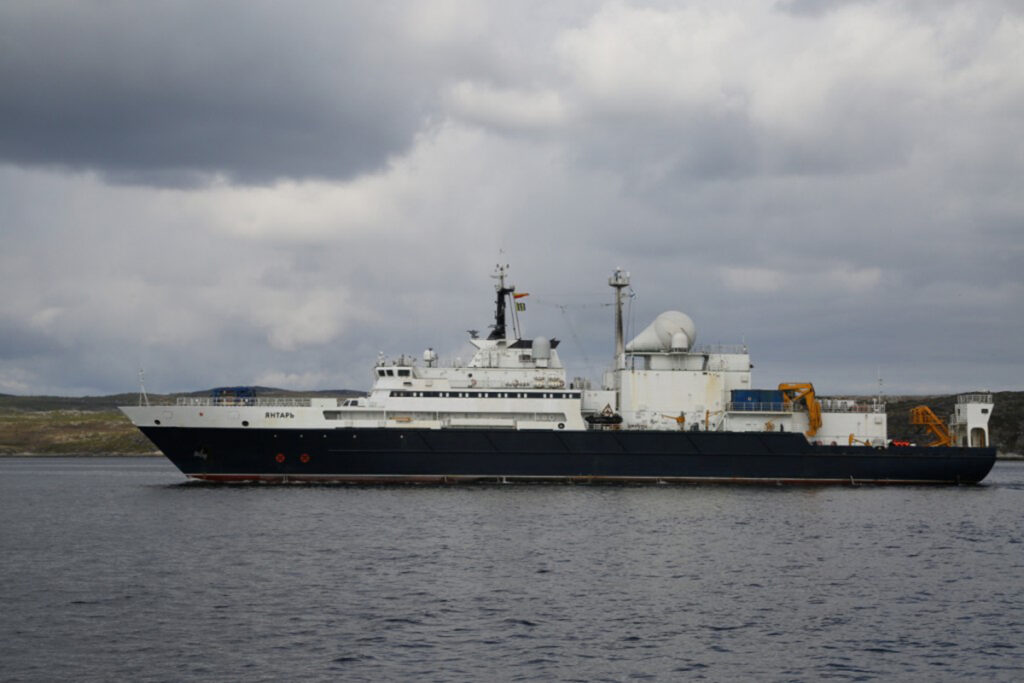 GUGI maintains a fleet of special-purpose ships officially classified as research vessels, among them the Yantar, a vessel regularly tracked near underwater infrastructure in the North and Baltic Seas. Photo: Mil.ru / CC BY 4.0 licence