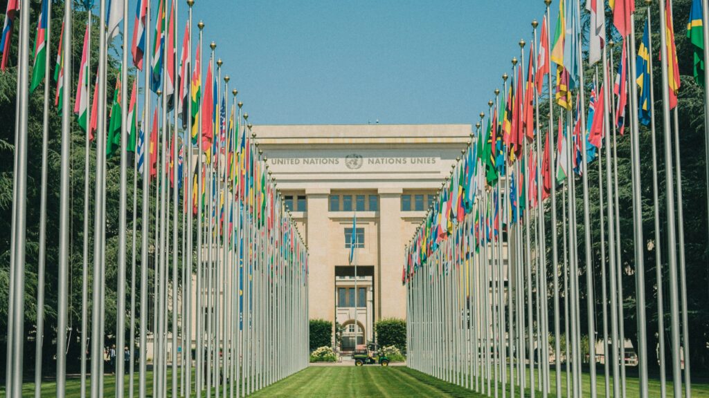 The United Nations Human Rights Council is headquartered at the UN Office in Geneva, Switzerland. Photo by Gavin Li/Unsplash.
