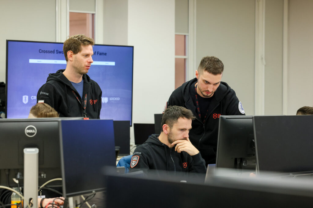 The Crossed Swords 2025 cyber exercise, held by the NATO Cooperative Cyber Defence Centre of Excellence in Tallinn, Estonia. Photo by Kristi Sits/the NATO Cooperative Cyber Defence Centre of Excellence.