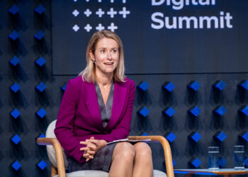 Kaja Kallas, the EU’s High Representative for Foreign Affairs and Security Policy and Vice-President of the European Commission, at the Tallinn Digital Summit 2025. Photo by Aron Urb.