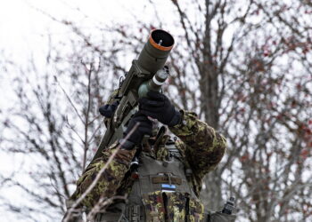 Polish man-portable air-defence system Piorun. Photo by the Estonian Defence Forces.