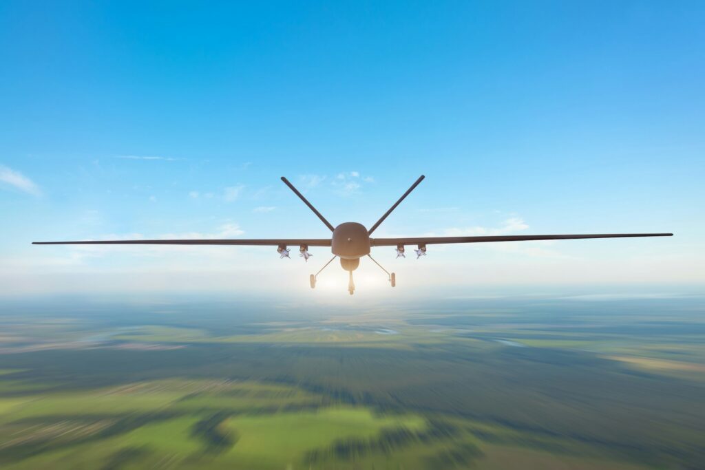 A military drone. Photo by Getty Images / Unsplash.
