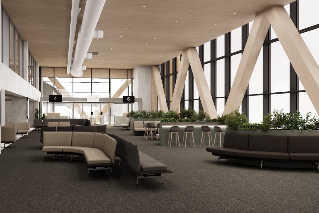 Tallinn Airport is reshaping its terminal to meet rising passenger demand and create a brighter, more spacious Nordic gateway. Rendering: DAGOpen/Studio Argus.