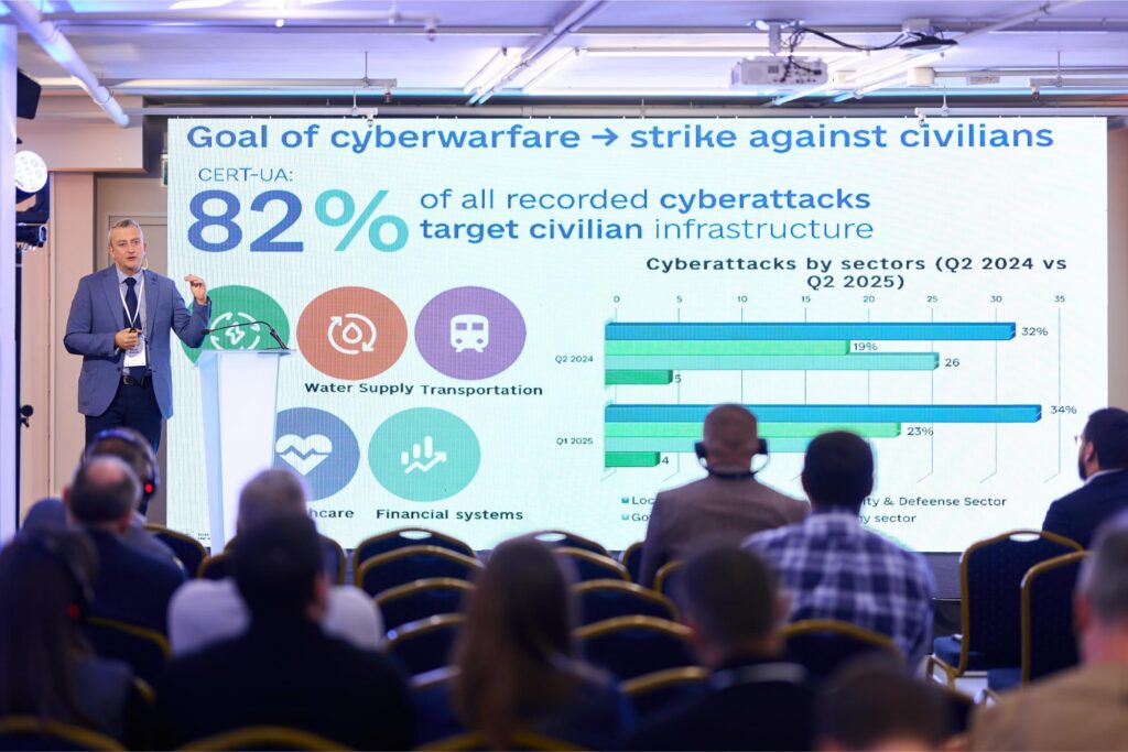Estonian and Ukrainian cyber experts discuss protecting critical infrastructure from Russian attacks. Photo by the e-Governance Academy.