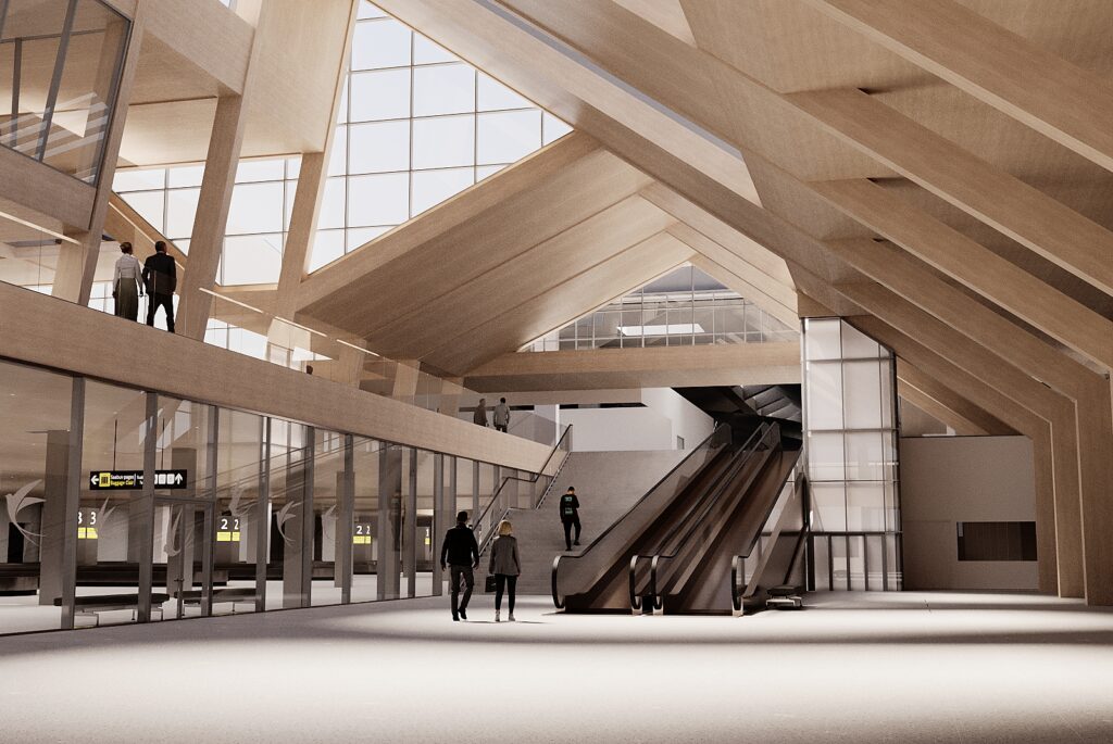Tallinn Airport is reshaping its terminal to meet rising passenger demand and create a brighter, more spacious Nordic gateway. Rendering: DAGOpen/Studio Argus.