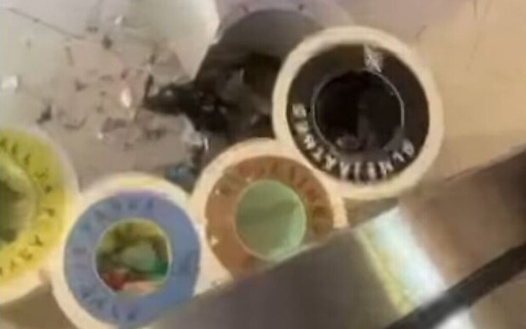 Emergency services received the alert at 6.47pm, after an explosion occurred inside a bin within the Ülemiste Centre. Credit: Ruslan Vazhnyi/Facebook