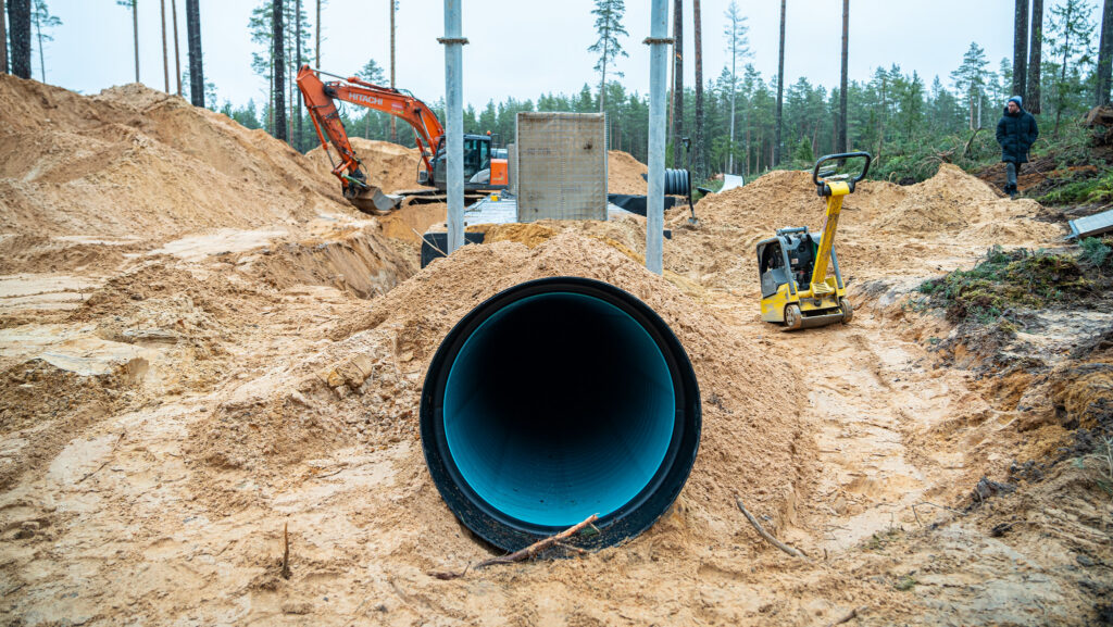 Estonia has begun installing the first bunkers in southeastern Estonia near the Russian border, part of a wider Baltic Defence Line. Photo: Hendrik Tali/ECDI