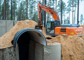 Estonia has begun installing the first bunkers in southeastern Estonia near the Russian border, part of a wider Baltic Defence Line. Photo: Hendrik Tali/ECDI