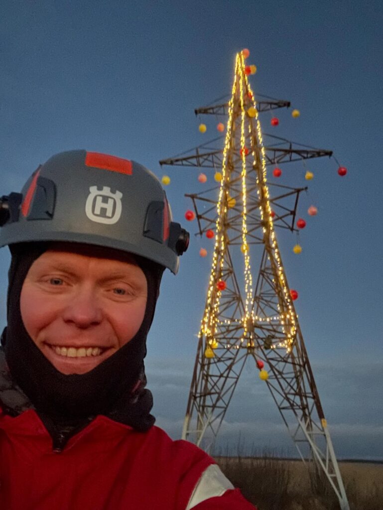 “It may be the tallest Christmas tree in Estonia – perhaps even in the Baltics or Scandinavia,” says Heiki Hanso (pictured), the man responsible for its seasonal metamorphosis. “But more importantly, it is unique.” Private collection.