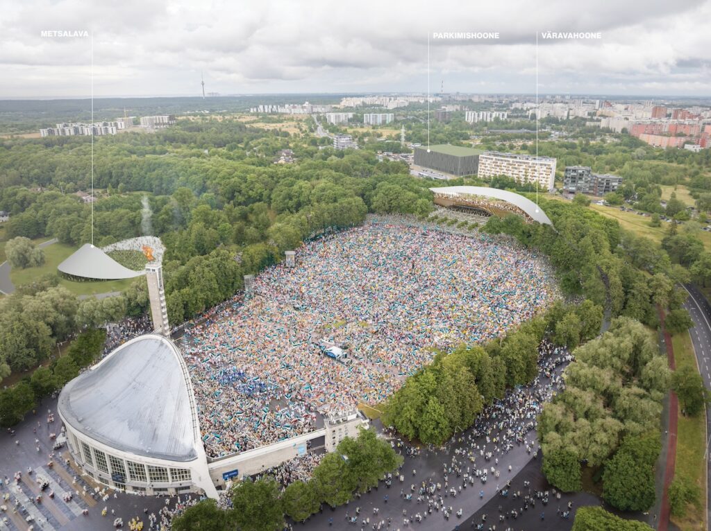 The Tallinn Song Festival Grounds – a symbol of national identity and a magnet for global performers – are set for a major transformation under a newly initiated development plan. Rendering by Song Festival Grounds.
