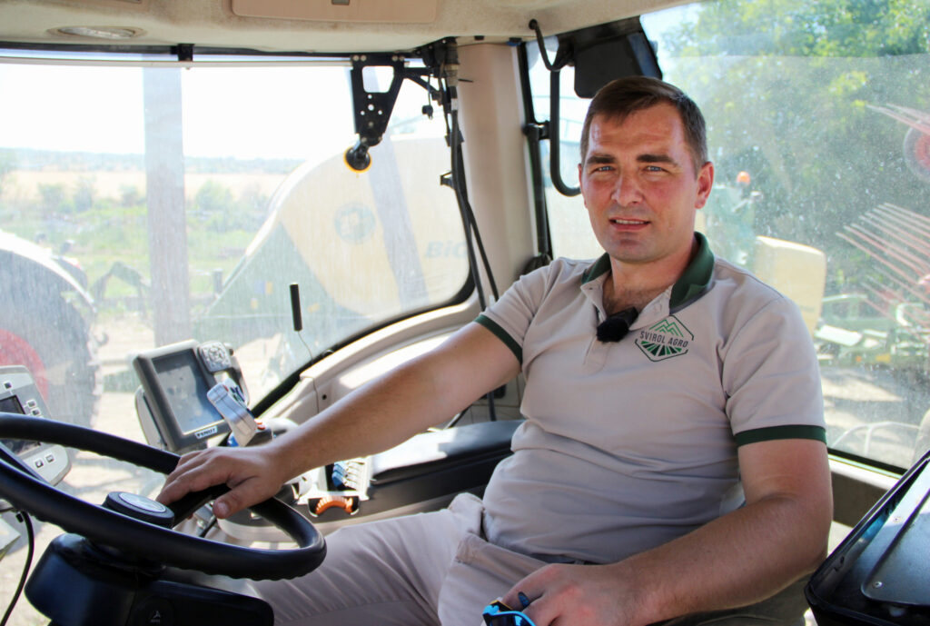 Veaceslav Burlacu, a third-generation farmer from southern Moldova, says digital tools have transformed work on his farm – but applying for support still often means chasing stamps and paper documents. Photo by Olga Cernea.