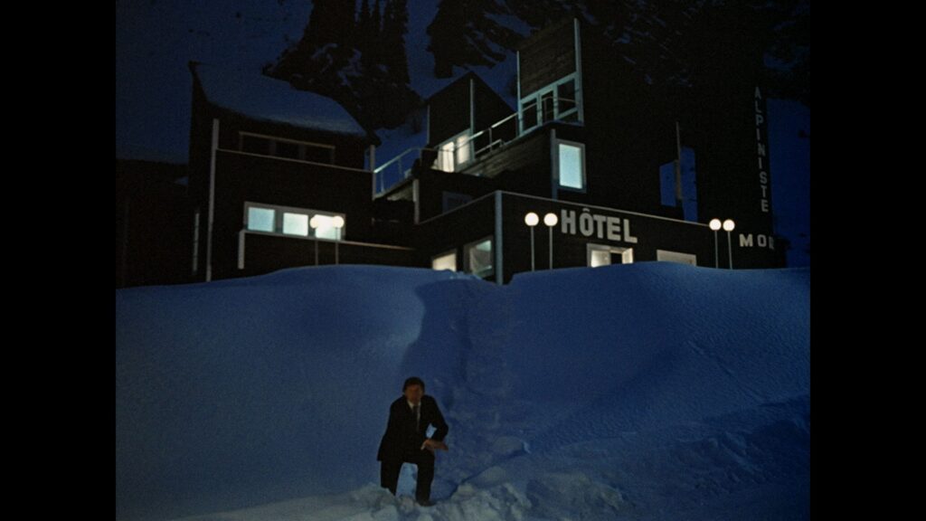 For panoramic shots of "Dead Mountaineer's Hotel", an entire hotel structure was constructed in the mountains using timber transported from Estonia. 