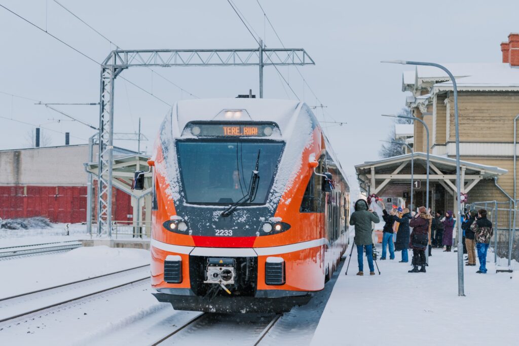 A new rail link reconnects Tartu and Riga, restoring a historic connection and strengthening cross-border travel. Photo: Joonas Sisask.