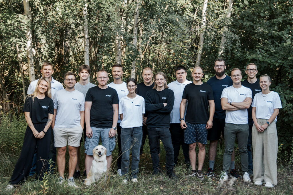 Raiku's team. Photo: Raiku.