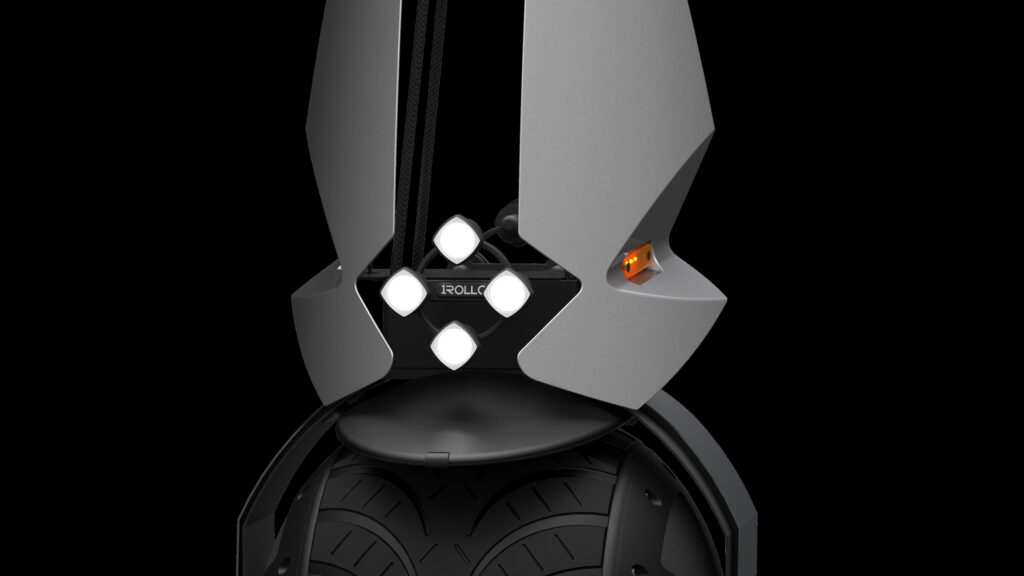 The Rollo monowheeled security robot. Photo by the company.