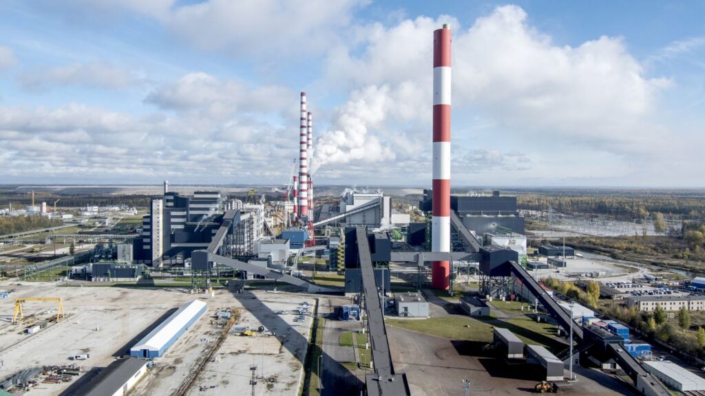 Power and oil plants of state-owned energy company Eesti Energia in Auvere, Estonia. Photo: Eesti Energia.