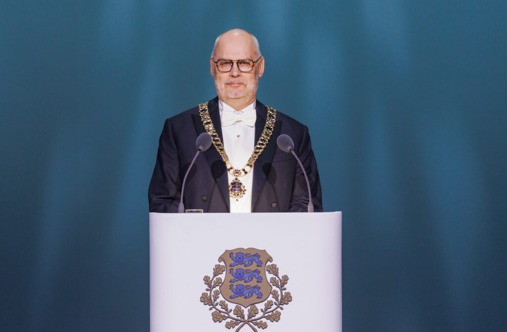 President Alar Karis’s Independence Day address was steady and clear in its loyalties, but lacked altitude to lift Estonia beyond anxiety. Photo: Karli Saul.