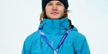 Estonia’s Henry Sildaru, 19, won Olympic halfpipe silver in Milan–Cortina. Photo: Kiur Kaasik / Delfi / Team Estonia.