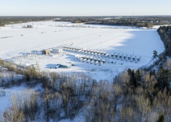 One of the largest battery parks in continental Europe was opened in Kiisa, Estonia, on 3 February. The storage capacity of the battery park is 200 MWh and it’s the first of two strategic projects designed to stabilise the regional power system following the Baltics’ synchronisation with the European continental grid. Photo by Corsica Sole.
