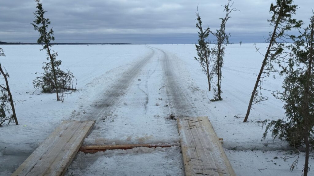 One of the most beautiful traditions is lining ice roads with juniper. To modern eyes it’s slightly surreal: a wide white field, but spiny green trees apparently growing straight out of the ice. Photo by David Millington.