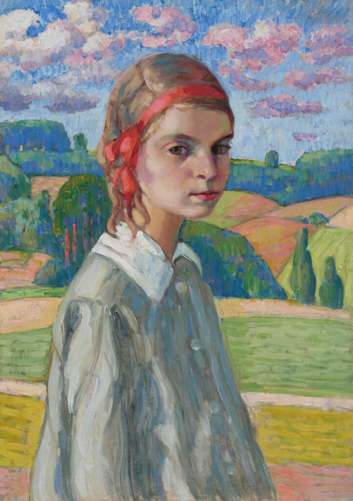 Konrad Mägi (1878–1925), Portrait of Elsi Lõo, 1915. Oil on canvas. Art Museum of Estonia. Photo by Stanislav Stepashko.