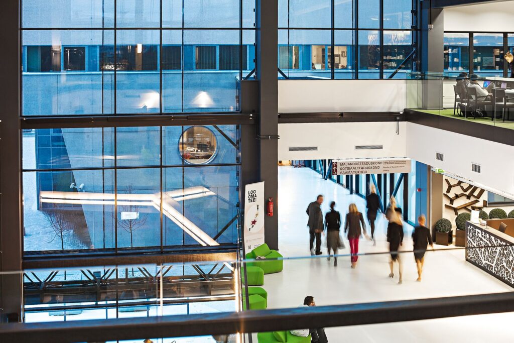 Tallinn University of Technology's library in Tallinn, Estonia. Photo: TalTech