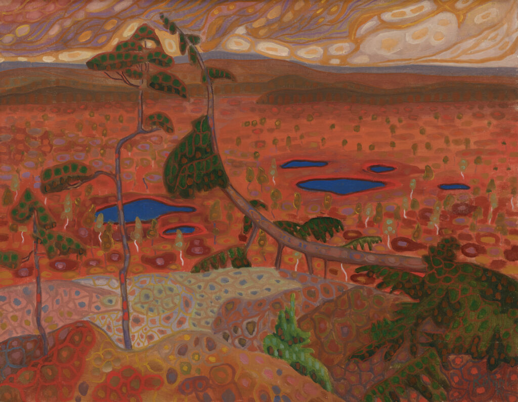 Konrad Mägi (1878–1925), Norwegian Landscape, 1909. Oil on canvas. Art Museum of Estonia. Photo by Stanislav Stepashko.